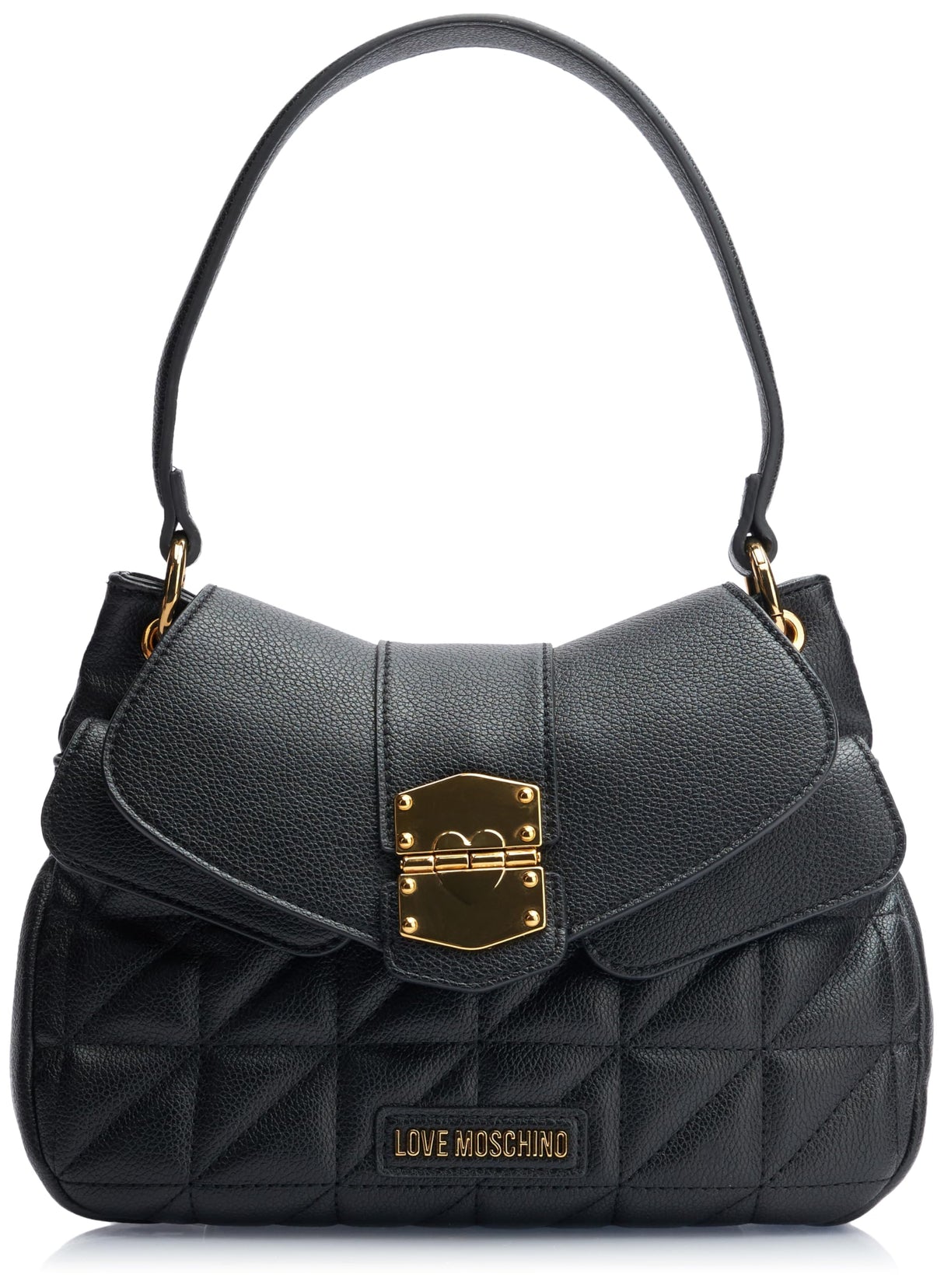 Love Moschino jc4048pp1i, Bolso de Hombro Mujer, Negro, Talla única