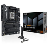 ASUS TUF Gaming X870E-PLUS WIFI7 Placa Base AMD X870E ATX, VRM de 16+2+1 Fases, DDR5, PCIe 5.0, Q-Release Slim, M.2, WiFi 7, USB4 Tipo-C, Aura Sync, AI Cooling II, AI Networking II y AI Overclocking
