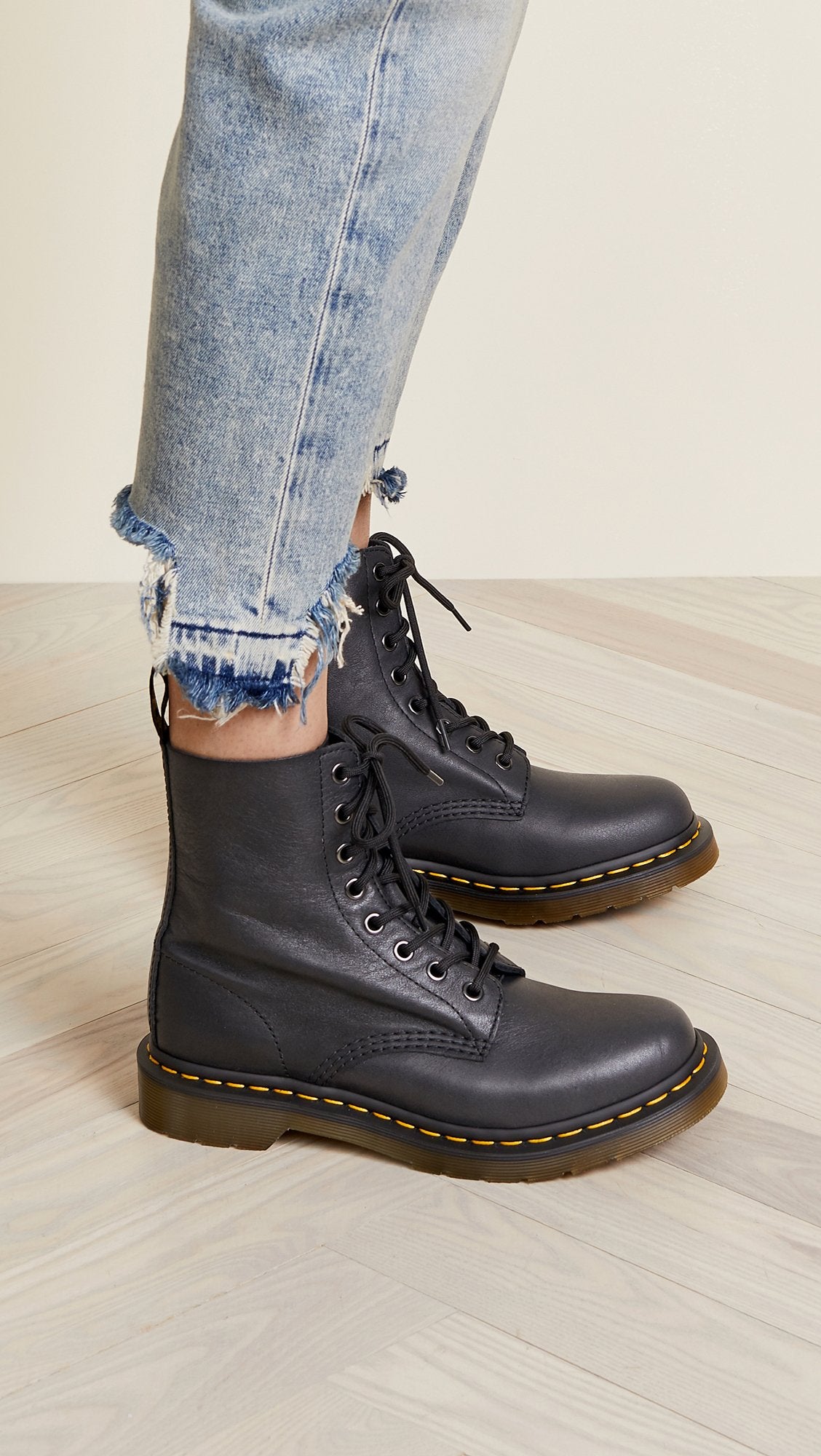 Dr. Martens Pascal Virginia, Botas Mujer, Negro, 39 EU