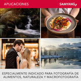 Samyang AF 50 mm F1,4 II FE para Sony E – Objetivo de enfoque automático estándar para cámaras de sistema sin espejo de Sony, sensores de formato completo y APS-C, adecuado para grabación de detalles