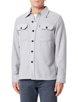 Schott NYC SHCARL3 Camisa, Heat.Grey, M para Hombre