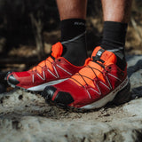 SALOMON Speedcross Gore-tex, Zapatillas de Trail Running Hombre, Red Dahlia White Black, 42 2/3 EU