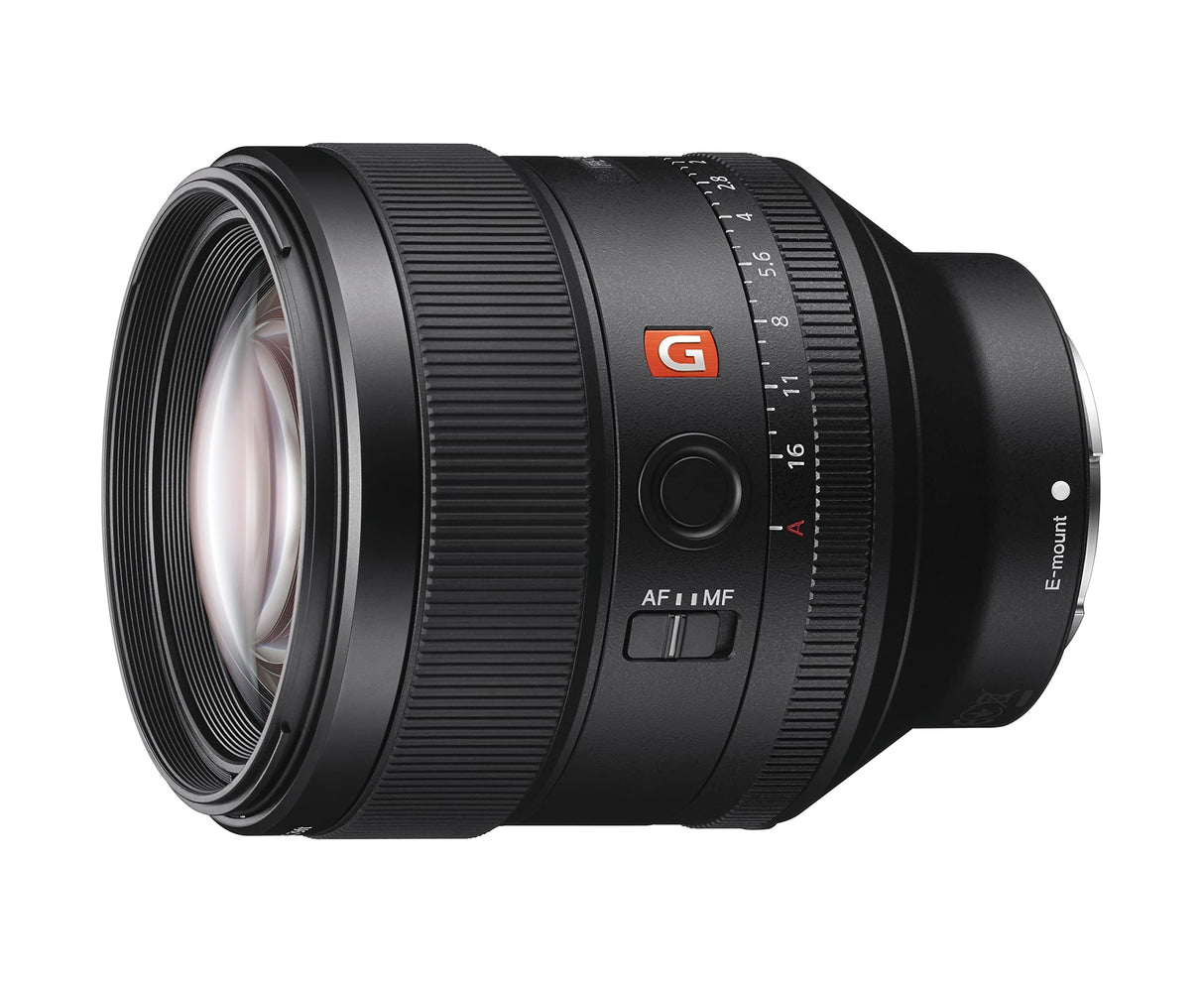 Sony FE 85mm f/1.4 GM - Full-Frame, Rango Medio, Objetivo Prime (SEL85F14GM), Negro