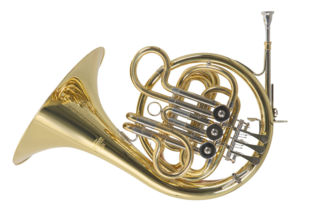 Roy Benson Children's F French Horn HR-212F (Diseñado especialmente para los brazos de los niños, tudel de latón dorado, láminas de alpaca, en un estuche con forma adaptada a los niños)