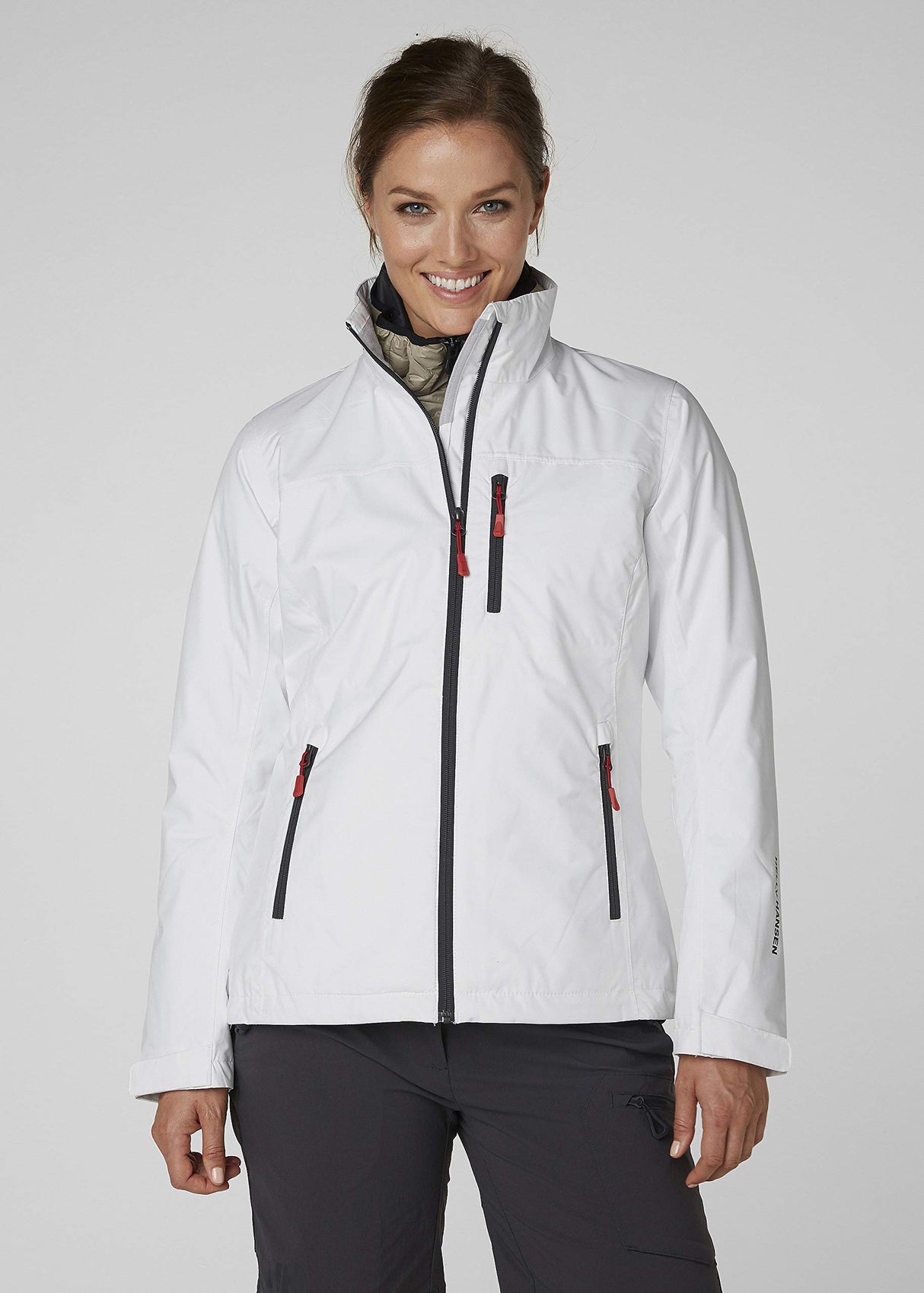 Helly Hansen W Crew Midlayer Jacket Chaqueta deportiva, Blanco, M Mujer