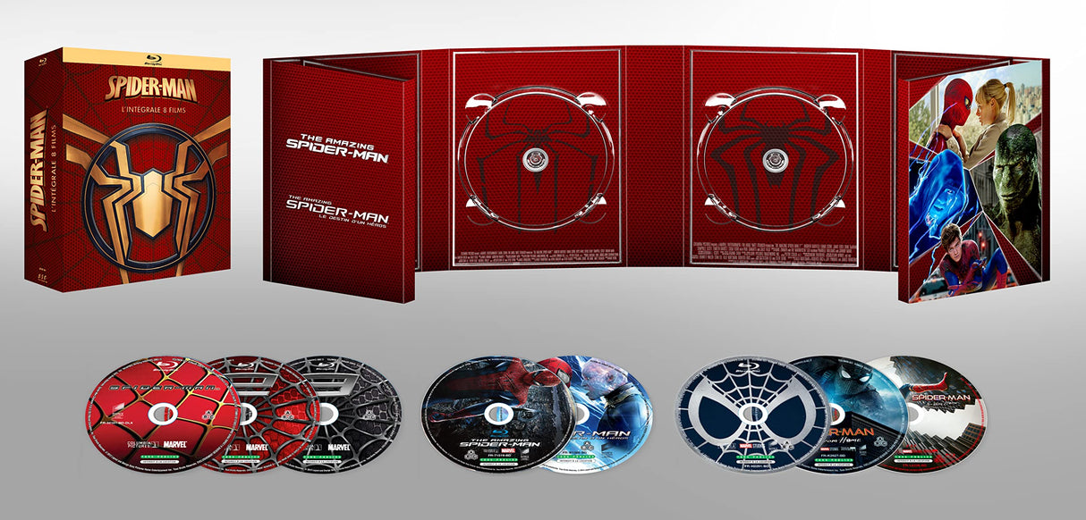 Spider-Man - L'Intégrale 8 films [Francia] [Blu-ray]