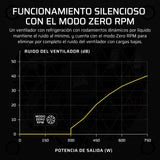 CORSAIR SF1000 (2024) Fuente de Alimentación ATX Totalmente Modular de Bajo Ruido 80 Plus Platinum – Compatible con ATX 3.1 – Preparada para PCIe 5.1 - Negro