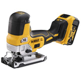 DEWALT Sierra de calar de 18 V, motor Brushles, DCS335P2-QW
