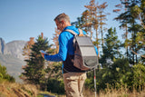 RYOBI 18V One+ Kit Solar de Viaje – Panel Solar Plegable con Power Bank y Cargador – Energía Portátil Ideal para Camping