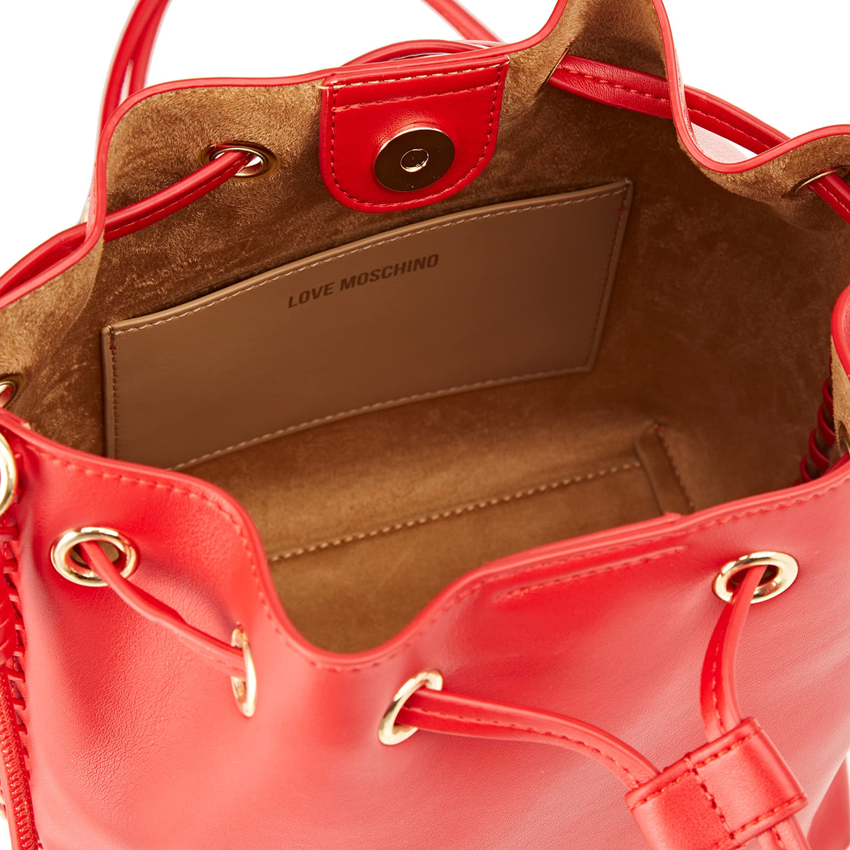 Love Moschino JC4244PP0GKQ0, Bandolera Mujer, Rojo, Talla única