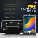 CTA Digital: Funda de Carga inductiva para iPad 7 y 8 de 10,2 Pulgadas, iPad Pro de 10,5 Pulgadas, iPad Air 3 – Negro.