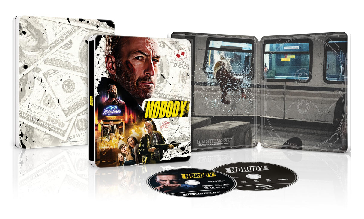 Nobody Collector's Edition [4K UHD & Blu-Ray] Limited Edition Steelbook [Blu-ray]