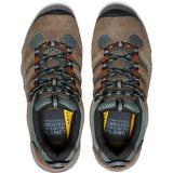 KEEN Women's Headout Waterproof Hiking Shoes, Shitake/Dark Forest, 38