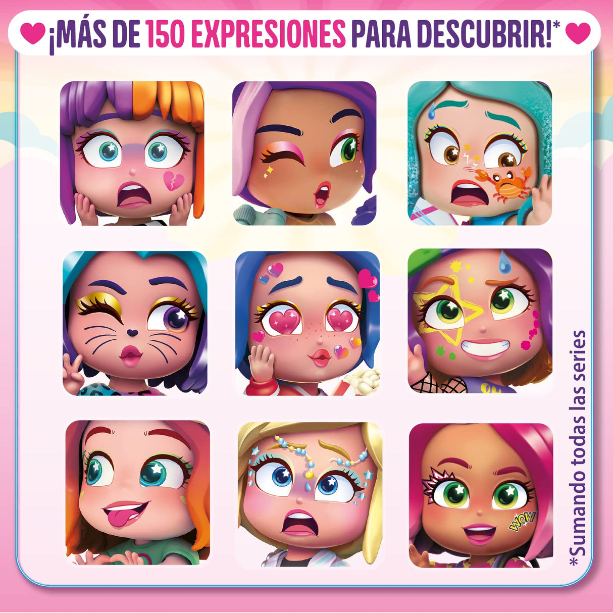 KOOKYLOOS Serie Holiday Yay! – Colección Completa Muñeca Sorpresa Coleccionable con Accesorios de Moda, Ropa, Zapatos y Juguetes con 3 Expresiones Divertidas. Incluye la colección Completa