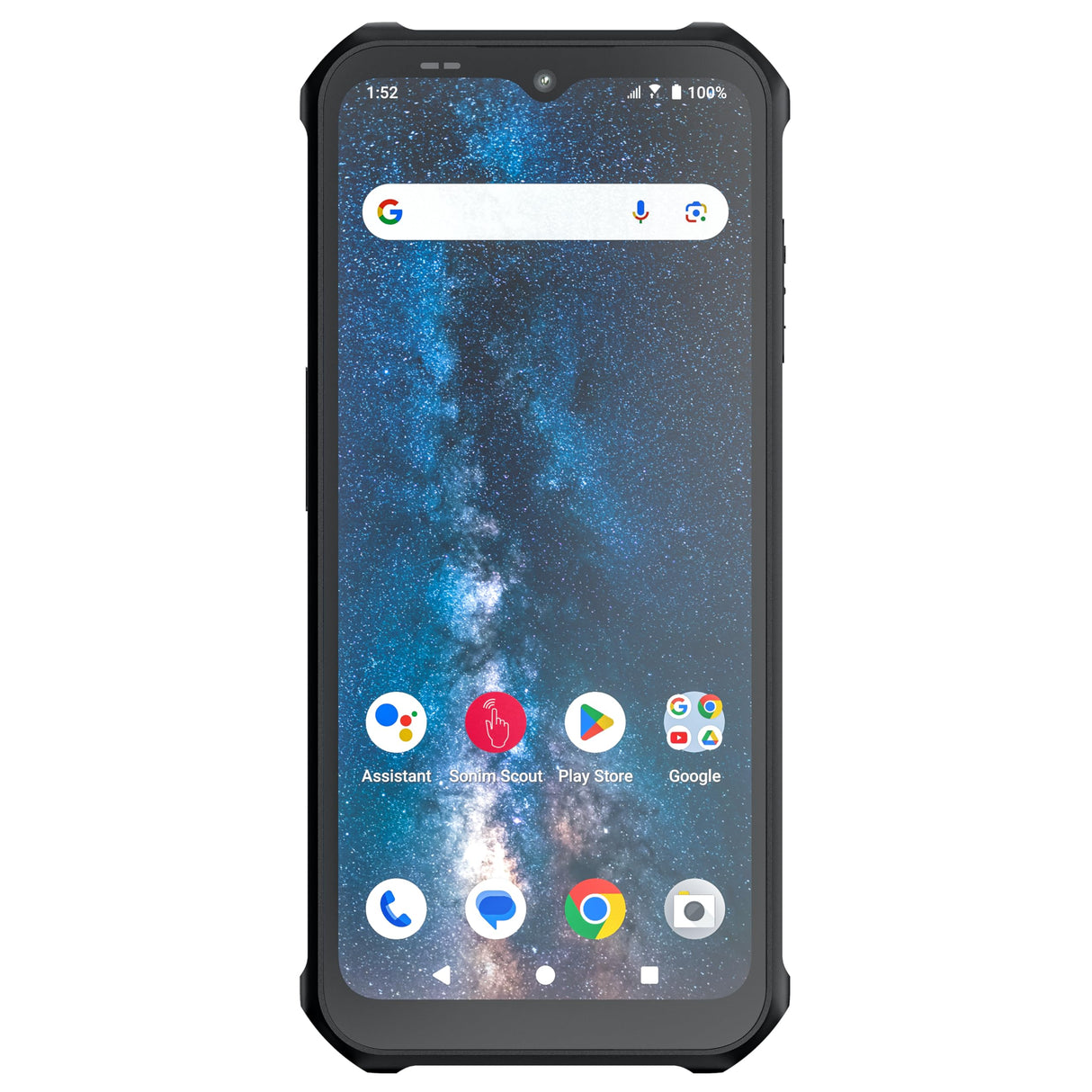 Sonim XP400 5G Smartphone (6/128 GB, Micro-SD, batería de 5000 mAh, Pantalla de 6,5", cámara de 50 MP, IP68 + MIL-SSTD-810H, Doble SIM) Incl. Soporte para móvil, Negro