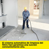 Kärcher Aspirador en seco y húmedo NT 30/1 Tact L, Potencia: 1380 W, depósito: 30 l, Manguera de succión: 2,5 m, Boquilla barredora de Suelos (360 mm), Boquilla para Ranuras