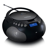 Lenco SCD-341BK - Boombox con Radio Dab+/ FM y Bluetooth, Color Negro