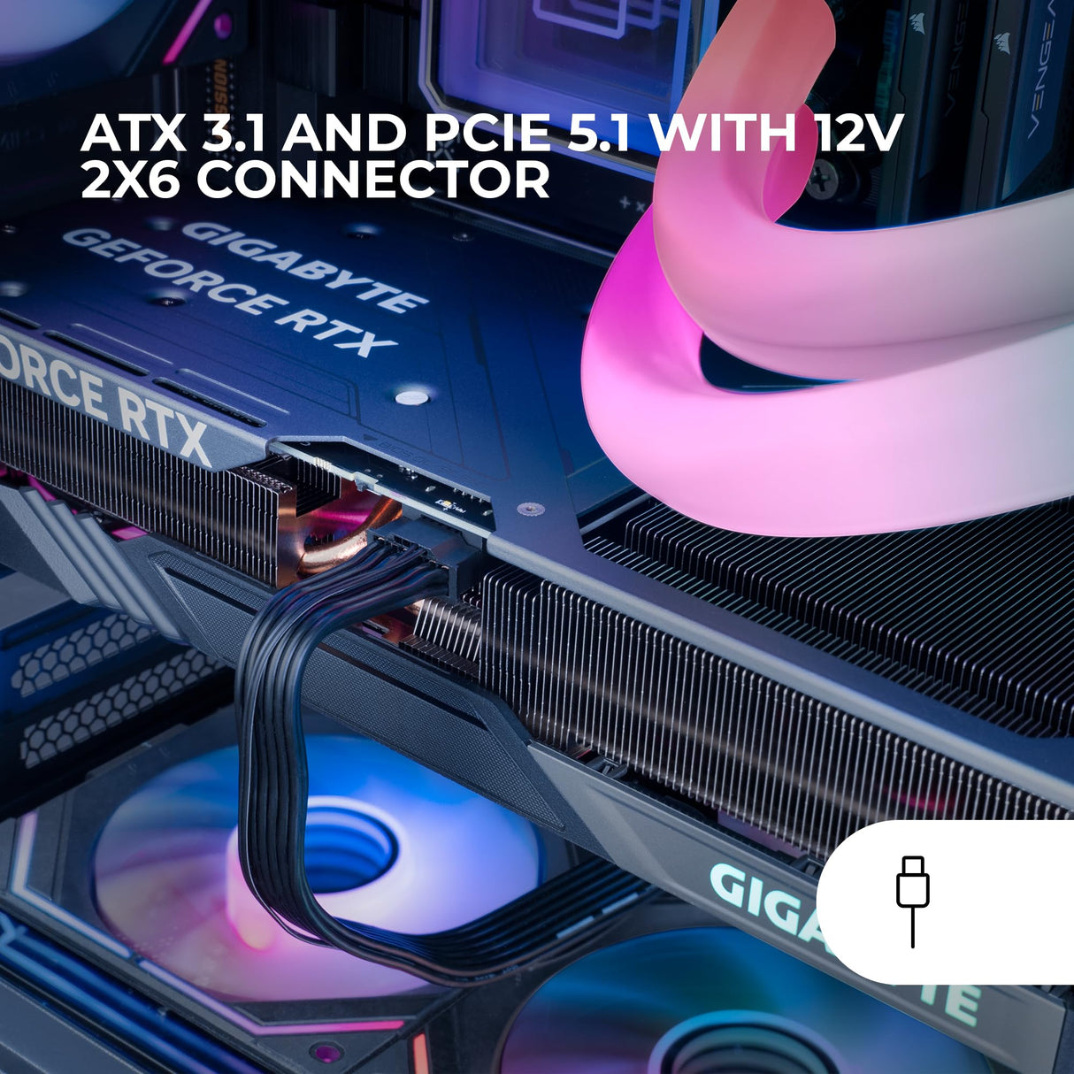 Mars Gaming MPB1000P, Fuente Alimentación Modular ATX 3.0 1000W, 10 Años Seguridad, 80Plus Gold, Ventilador 14cm AI-RPM, Condensadores Japoneses, Soporte PCIe 5.0 y APFC, Tecnología DC-DC y SMD, Negro