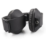 Reloop RHP-20 Knight - Auriculares Profesionales para DJ en diseño Giratorio Cerrado y Plegable, cómodo Acolchado de Espuma con Memoria con Superficie de Cuero proteínico de la Mejor Calidad