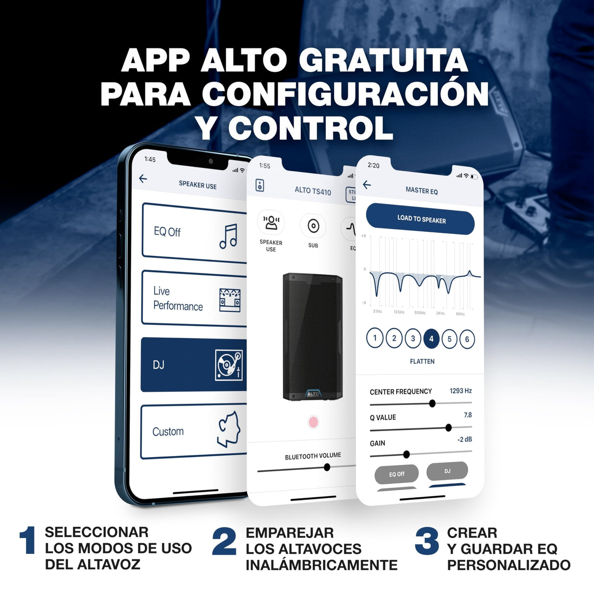 ALTO TS410 Altavoz Autoamplificado 2000W 10 Pulgadas con Mesa de Mezclas de 3 Canales, Streaming Bluetooth, Emparejamiento Inalámbrico de Altavoces, DSP y App
