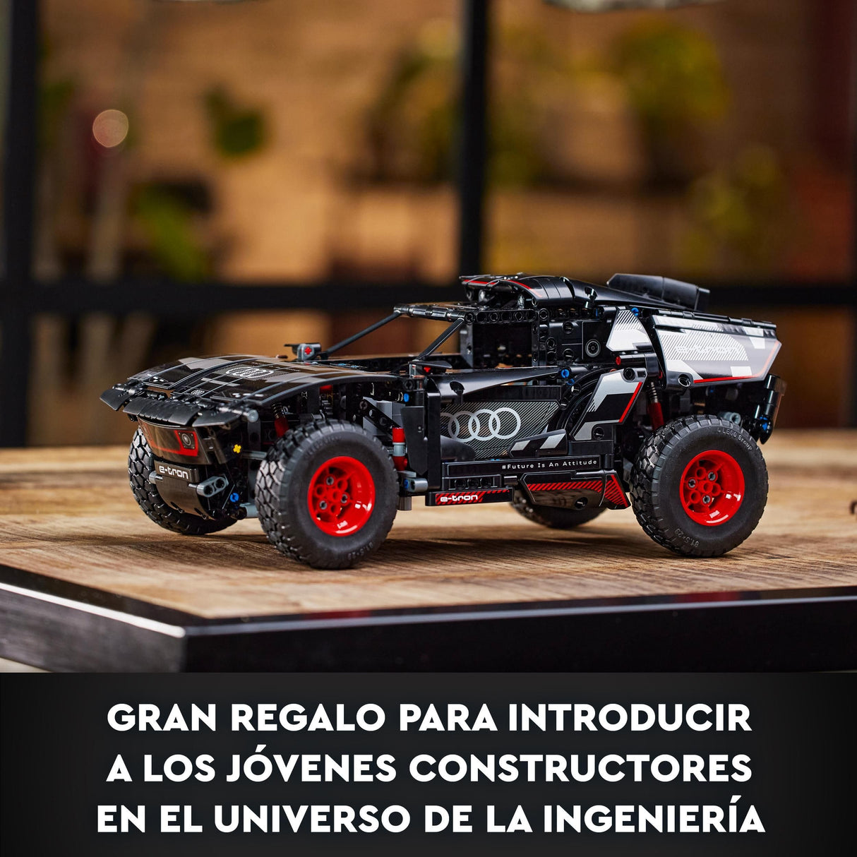 LEGO 42160 Technic Audi RS Q e-Tron Coche de Juguete Teledirigido, Maqueta de Coche Todoterreno de Rally Dakar, Control Remoto por App Control+, Idea de Regalo para Niños y Niñas a Partir de 10 Años