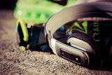Trainer by Gibson TH100 - Auricular deportivo inalámbrico"On-Ear" diseño Usain Bolt (Banda Aeroflex, Bluetooth), color negro