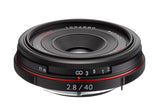 Pentax 21390 HD Pentax-DA 40 mm F2.8 Limited Objetivo Negro