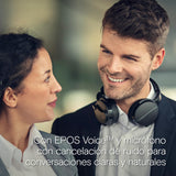 EPOS Auriculares con micrófono SENNHEISER C50 | Auriculares inalámbricos con Noise Cancelling, batería de hasta 46 Horas y tecnología BrainAdapt™