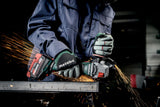 Metabo Amoladora Angular a Batería W 18 LT BL 11-125 con Motor sin Escobillas y Protección Electrónica