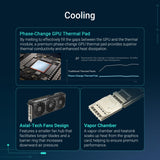 ASUS Prime GeForce RTX 5080 OC Edition 16GB GDDR7 Tarjeta gráfica Compatible con SFF (PCIe 5.0, 16 GB GDDR7, HDMI/DP 2.1, 2.5 Ranuras, Ventiladores Axial-Tech, cámara de Vapor, BIOS Dual)