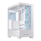 ASUS A31 Plus TG ARGB - Chasis PC ATX (Compatible con Placas Base con Conector Oculto, radiadores de 360 mm y gráficas de 380 mm, 4 Ventiladores ARGB, Cristal Templado, gestión de Cables), Blanco