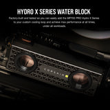 Corsair MP700 Pro Hydro X Series 4TB SSD M.2 PCIe Gen5 x4 NVMe 2.0 - M.2 2280 - Lectura Secuencial de hasta 12.400 MB/s - NAND TLC de Alta Densidad - Bloque de Agua Preinstalado - Negro
