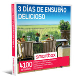 Smartbox - Caja Regalo 3 días de ensueño Delicioso - Idea de Regalo Novios - 2 Noches con Desayuno y 2 cenas o SPA para 2 Personas