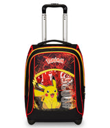 Seven Trolley escolar grande, rojo y amarillo, Pokemon Pikachu, Legendary Avengers, doble compartimento, bolsillo porta botella y sistema cruzado, mochila escolar de viaje, niño niño niño, multicolor,