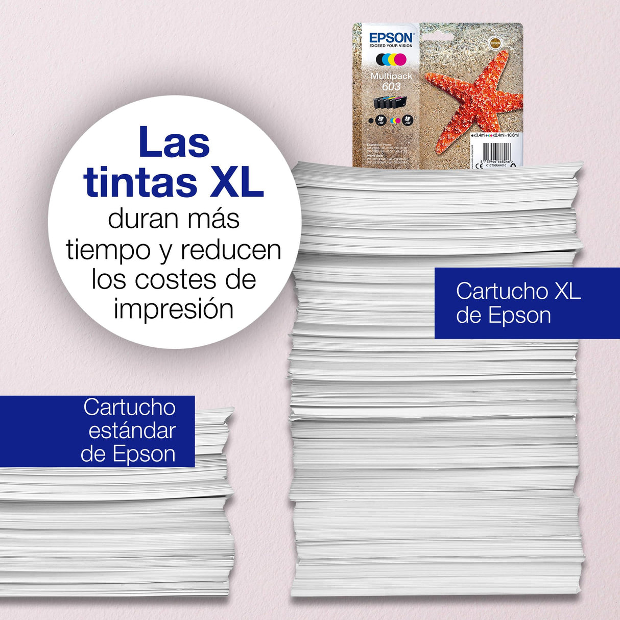Epson 603XL cartucho multipack (4 colores) embalaje eco-friendly