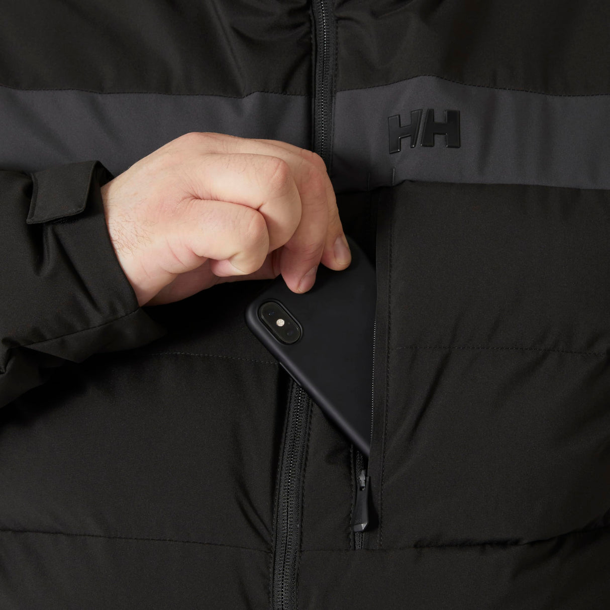 Helly Hansen Mens Bossanova Puffy Jacket, Negro, S