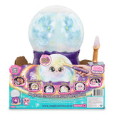 Magic Mixies My Crystal Ball Pink, Juguete Interactivo de Magia, Bola de Cristal mágica con Luces, Efectos y Sonidos, y un muñeco de Peluche Suave para cuidar, con Accesorios, Famosa (MGX05000)