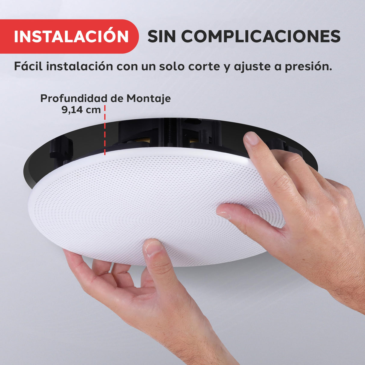 Pyle Altavoces, Pared, Techo, 2 vias, Estereo, 8”, 40Hz-20kHz, 250V