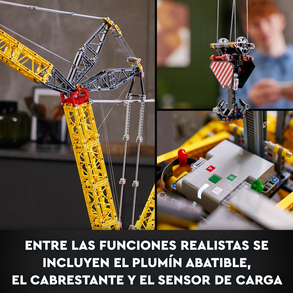 LEGO 42146 Technic Set Grúa sobre Oruga Liebherr LR 13000, Construye el Vehículo teledirigido definitivo con Control+ App, Sistema de Cabestrante y Brazo Extensible, Gran Set de Maqueta para Adultos