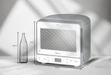 Bauknecht MW 39 WSL - Combinación de parrilla y microondas / función Crisp / 700 W / 13 L / Diseño compacto para ahorrar espacio en esquinas, parrilla de 700 W / función de cocción al vapor