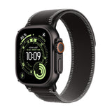 Apple Watch Ultra 3 GPS + Cellular, Reloj prémium para Running y Multideporte con Caja de Titanio Resistente de 49 mm y Correa Loop Trail Negro/carbón - Talla S/M. Monitores avanzados de Salud