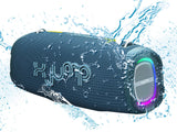 X Jump XJ 200 - Altavoz portátil Amplificado de 90 W, Alto Rendimiento, Bluetooth, función TWS, USB, AUX-IN, micrófono Incorporado, Altavoz Resistente al Agua IPX5, Azul