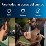 Philips Recortadora de Barba Serie 9000, Máquina Cortar Pelo, Cortapelos Hombre, Kit 14 en 1 Para Cara, Pelo, Orejas, Nariz y Cuerpo,120min de uso, En Seco y Húmedo, Recargable, OneBlade, MG9550/15