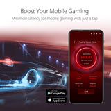ASUS RT-AX82U V2, Router Gaming AX5400 WiFi 6 extensible de dos bandas, puerto para juegos, modo Mobile Game, Aura RGB, compatible con PS5, seguridad de red, Instant Guard, VPN, compatible con AiMesh