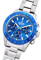 Reloj FESTINA para Unisex F20693/4 Ceramic Caja de Acero Inoxidable 316l Plateado Correa de Acero Inoxidable 316l Plateado