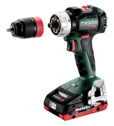 METABO 602334800 - Taladro atornillador sin escobillas a bateria 18V / 2x LiHD 4,0 Ah Li-Ion BS 18 LT BL Q con maletín