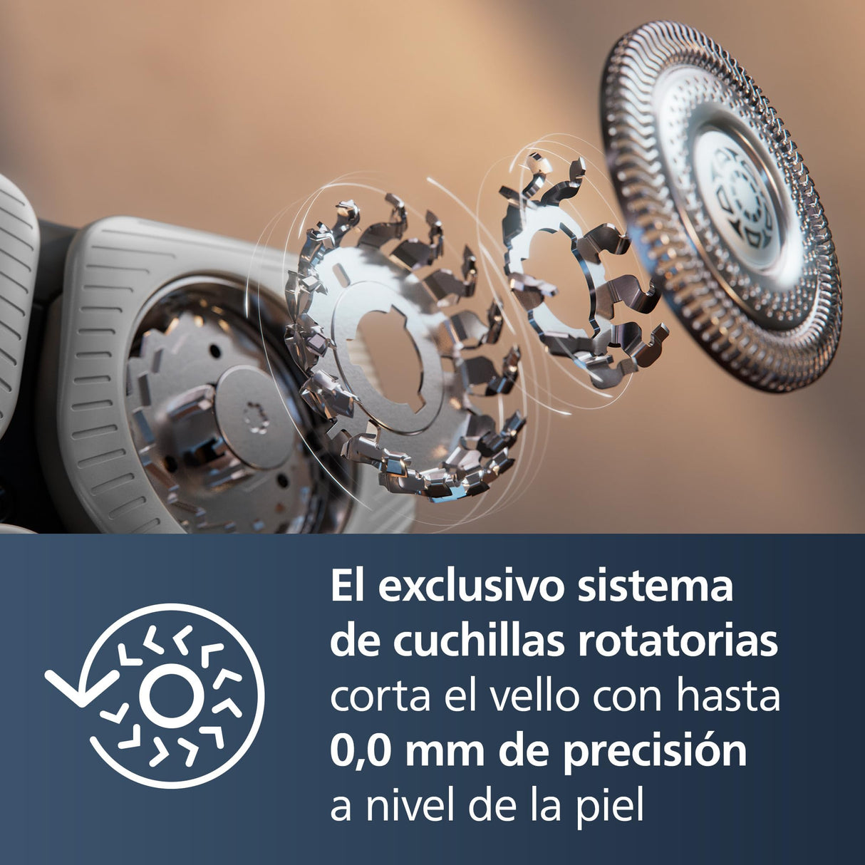 Philips Serie 9000 Afeitadora Eléctrica Hombre, Máquina de Afeitar Barba con Recortadora, 60min de uso, En Seco y Húmedo, Recargable, Centro de Limpieza, Base Carga, 4 Cartuchos, S9976/63, Negro