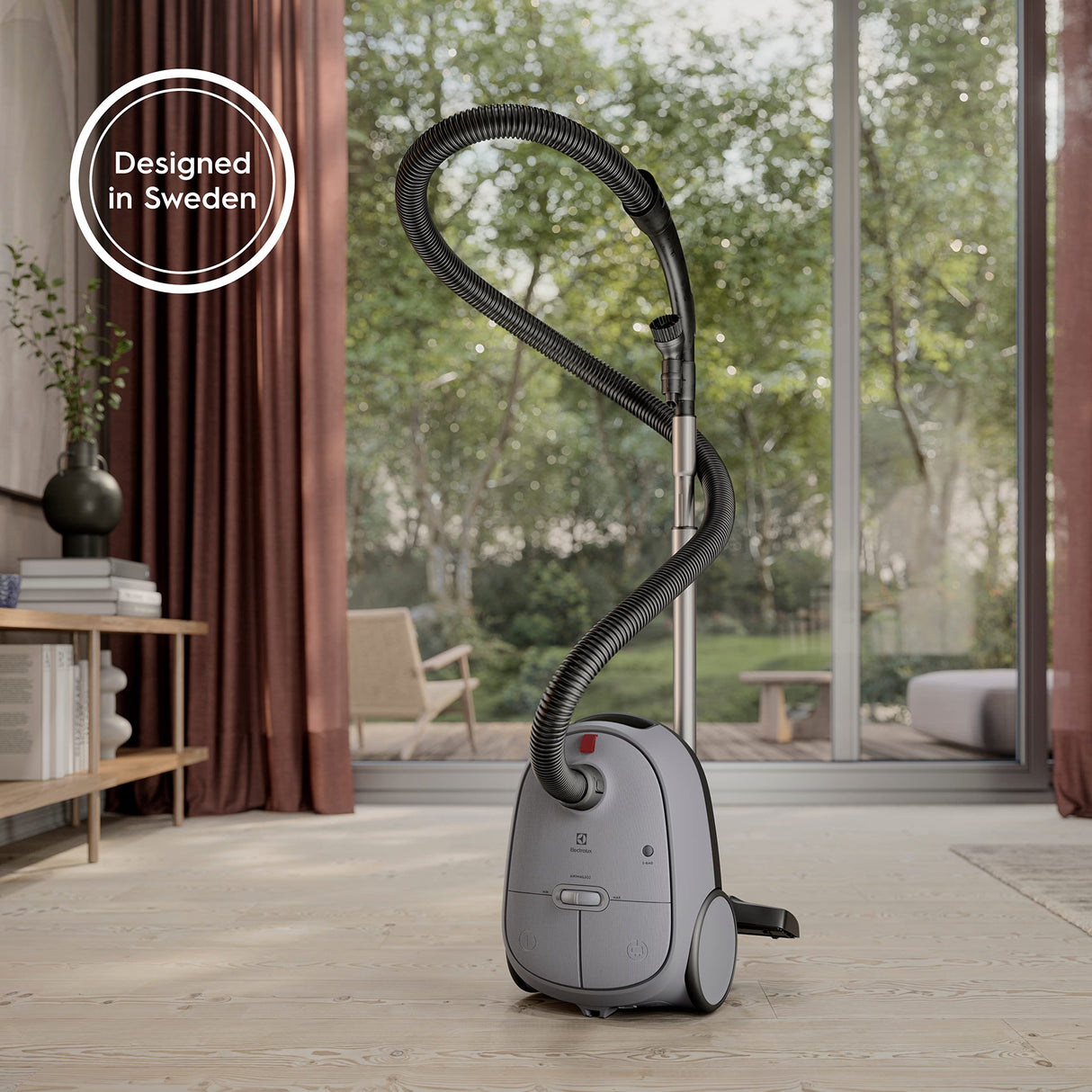 ELECTROLUX EB61A5UG, Aspirador Trineo con Bolsa, Urban Grey