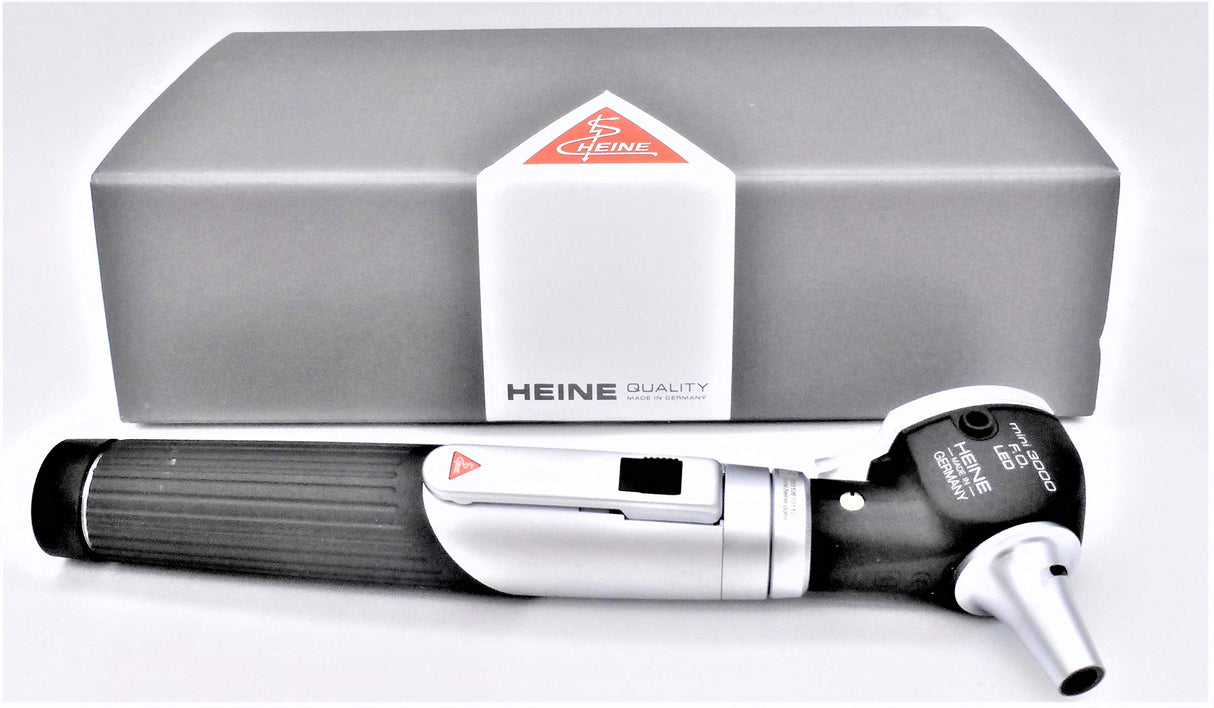 Heine Gima - mini 3000 LED F.O. Otoscopio - Negro