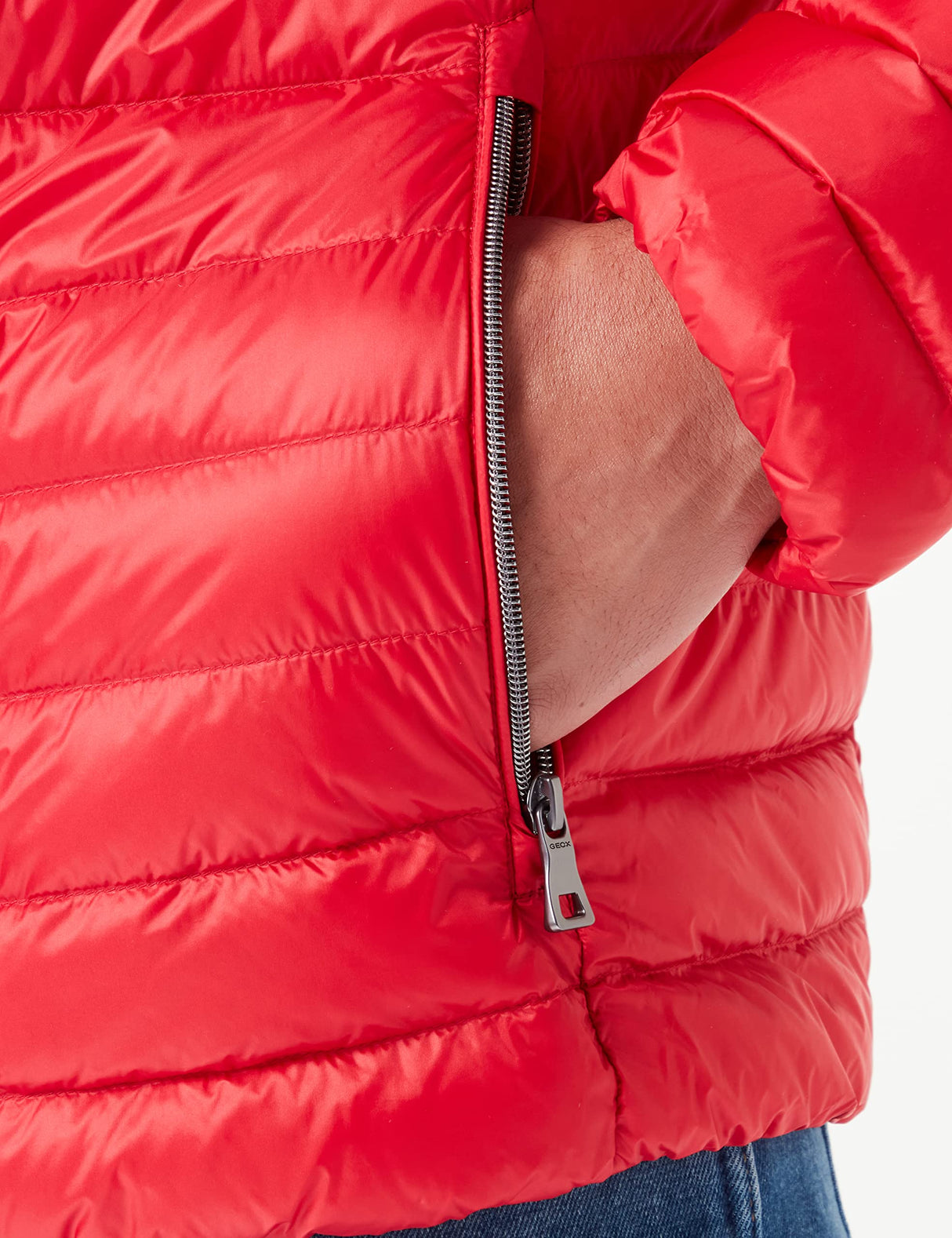 Geox M WARRENS Chaqueta, True Red, 56 de los Hombres
